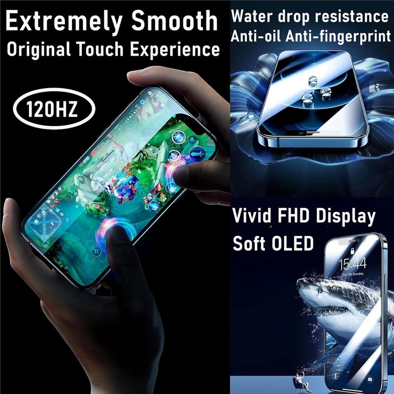 M.P. + for iPhone 15 Pro Max Soft OLED Screen Replacement,[FHD][COF][Face ID] Touch Display Digitizer Assembly with Repair Tools Kit,Waterproof Tape - Image 3